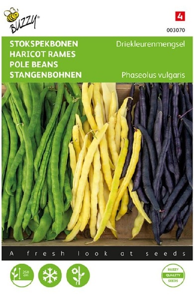 Fazuľa ťahavá zmes troch farieb 25 g