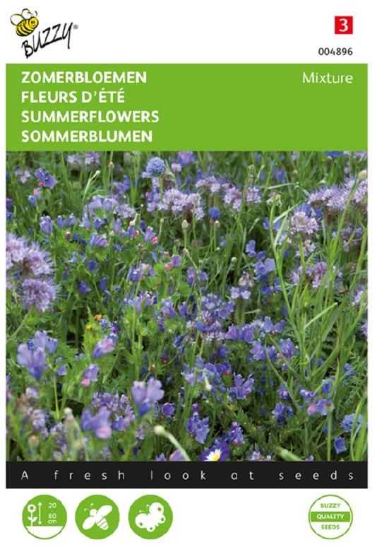 Zmes letných kvetov modrá cca 2 g