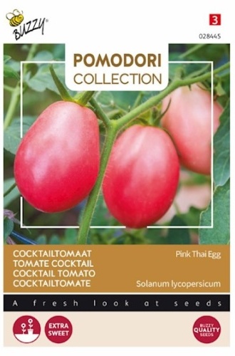 Rajčiak indeterminantný ružový extra sladký Pink Thai Egg cca. 1,5 g