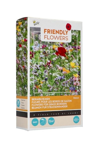 Zmes kvetov k okrajom ciest na cca 15 m2