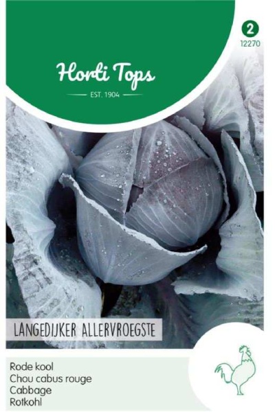 Kapusta červená Langedijker Allervroegste cca. 2 g semien 