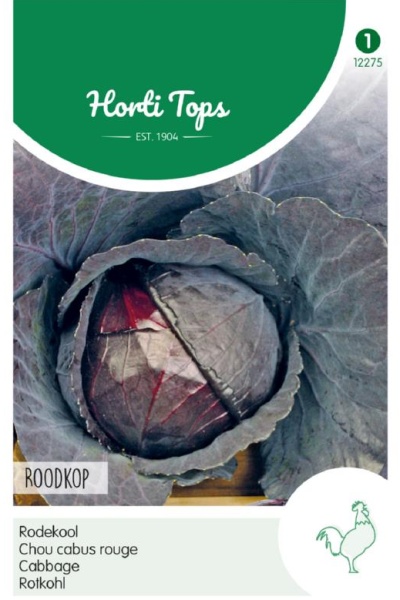 Kapusta červená Roodkop cca 2 g semien