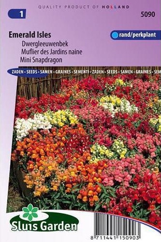 Antirrhinum majus (Papuľka) Emerald Isle mix 0,25g cca 2200 semien