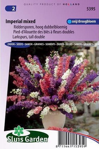 Delphinium consolida Imerial mix 0,6 g cca 270 semien