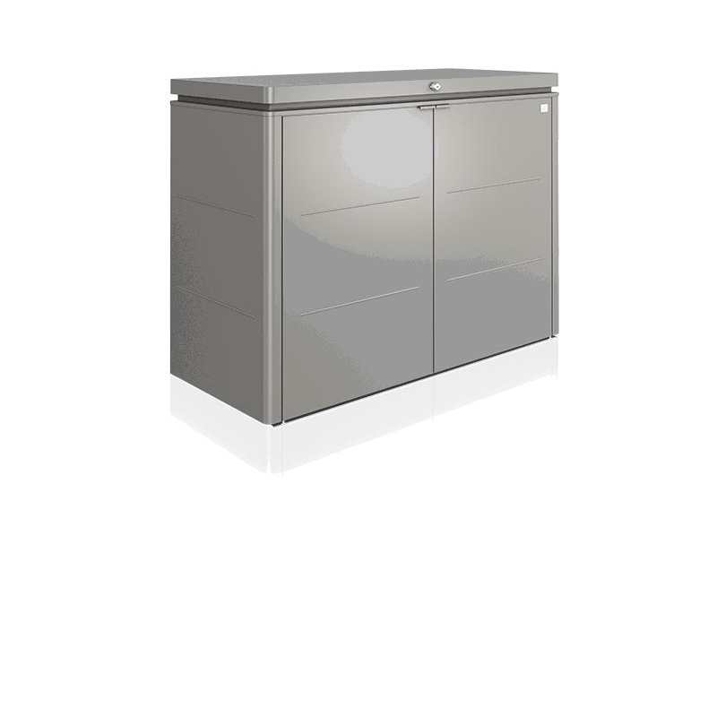 Biohort úložný box HighBoard kremeňovo-sivý metalický 160x70x118