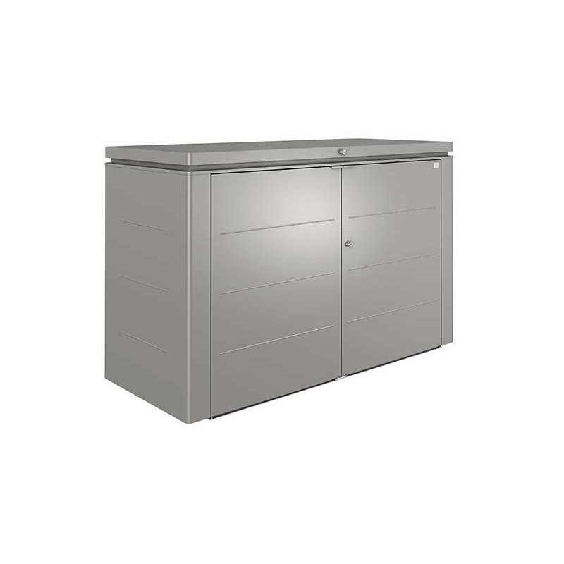 Biohort úložný box HighBoard kremeňovosivý metalický 200x84x127