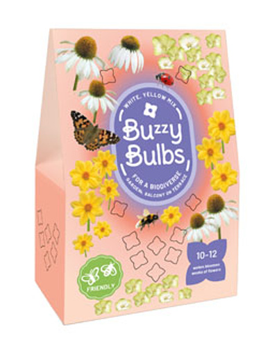 TAŠKA BUZZY Cibuľky / hľuzy WHITE-YELLOW MIX - 5 ks