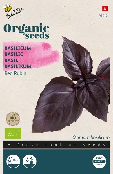 Bazalka červená Red Rubin BIO cca 0,5 g