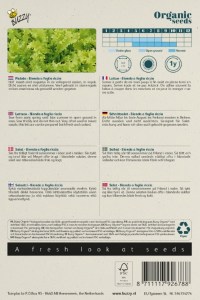 BIO semená,  listový šalát semená, bio šalát, semená bio šalátu, Bionda a foglia riccia,