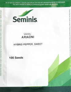 Paprika sladká Ariadni F1 (Seminis)