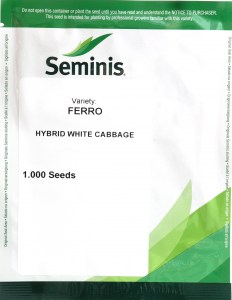 Kapusta biela, hybridná, pre hlavnú sezónu Ferro F1